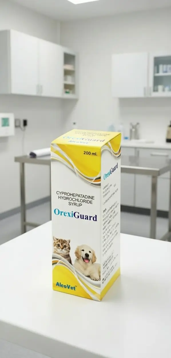 OrexiGuard appetite stimulant syrup bottle